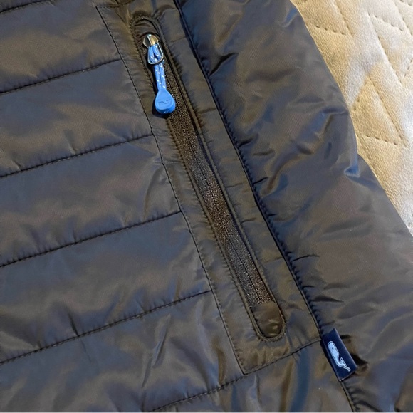 Vineyard Vines puffer vest mens size‎ small NWOT black - Picture 5 of 13